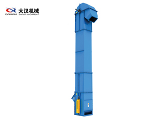 防撕裂的高強(qiáng)度鋼絲繩芯膠帶，輸送量可以達(dá)到686m3/h，提升高度可達(dá)100m